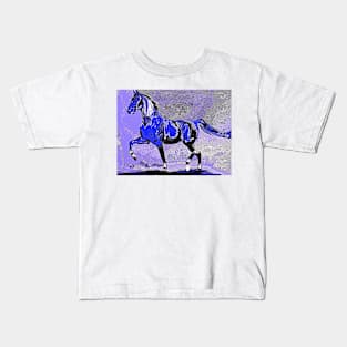 Horse:  Majestic Stallion Abstract Kids T-Shirt